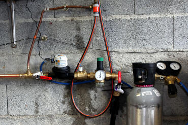 SoluCalc.ch - Adoucisseur d'eau au co2 - Exemple d'installation